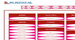 Desktop Screenshot of mijnzooi.nl